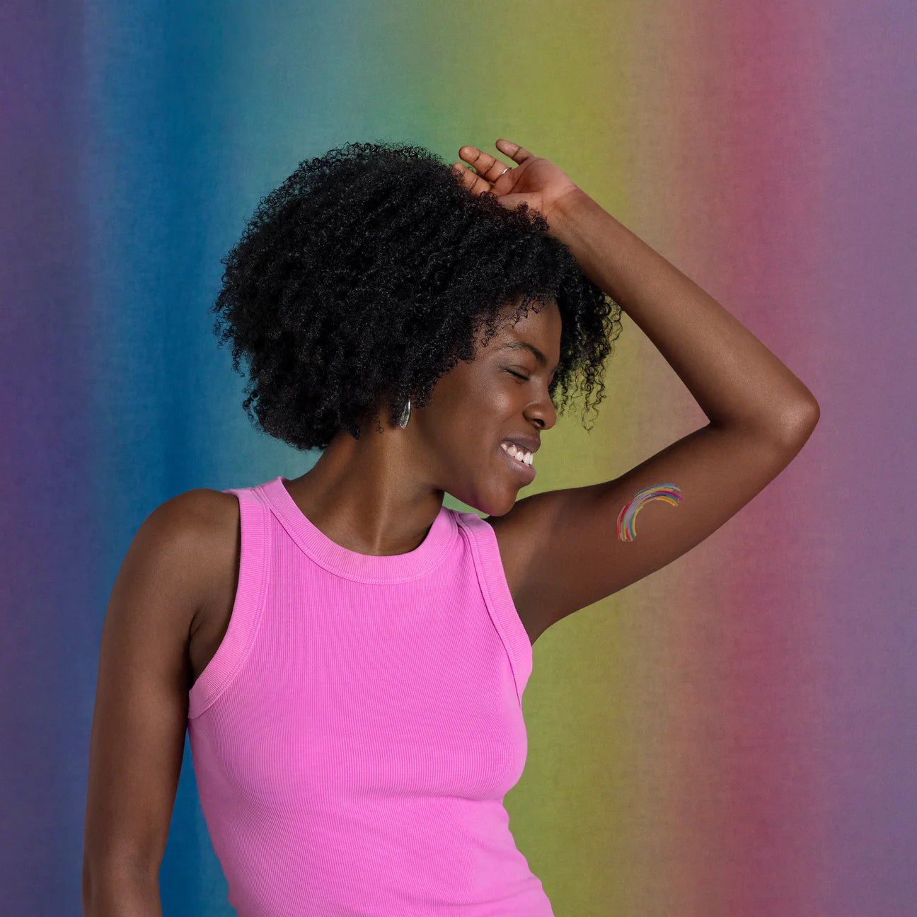 Glitter Rainbow Tattoo - Set of 2