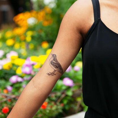 Flora & Fauna Tattoos - Set of 8