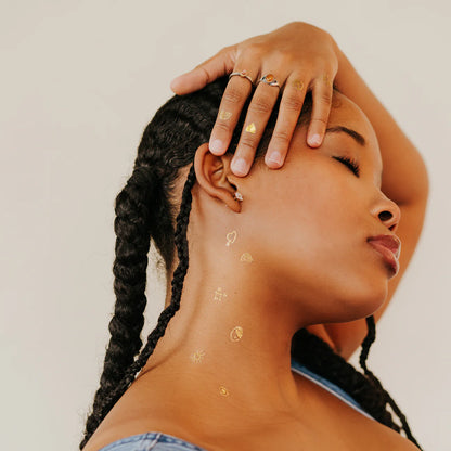 Gold Tattly Flash Tattoo - Set of 2