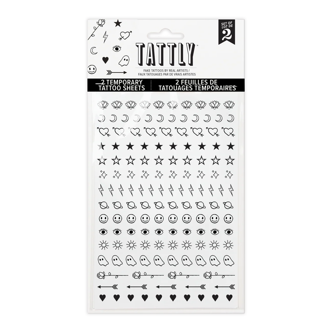 Mini Tattly Tattoo Sheet - Set of 2
