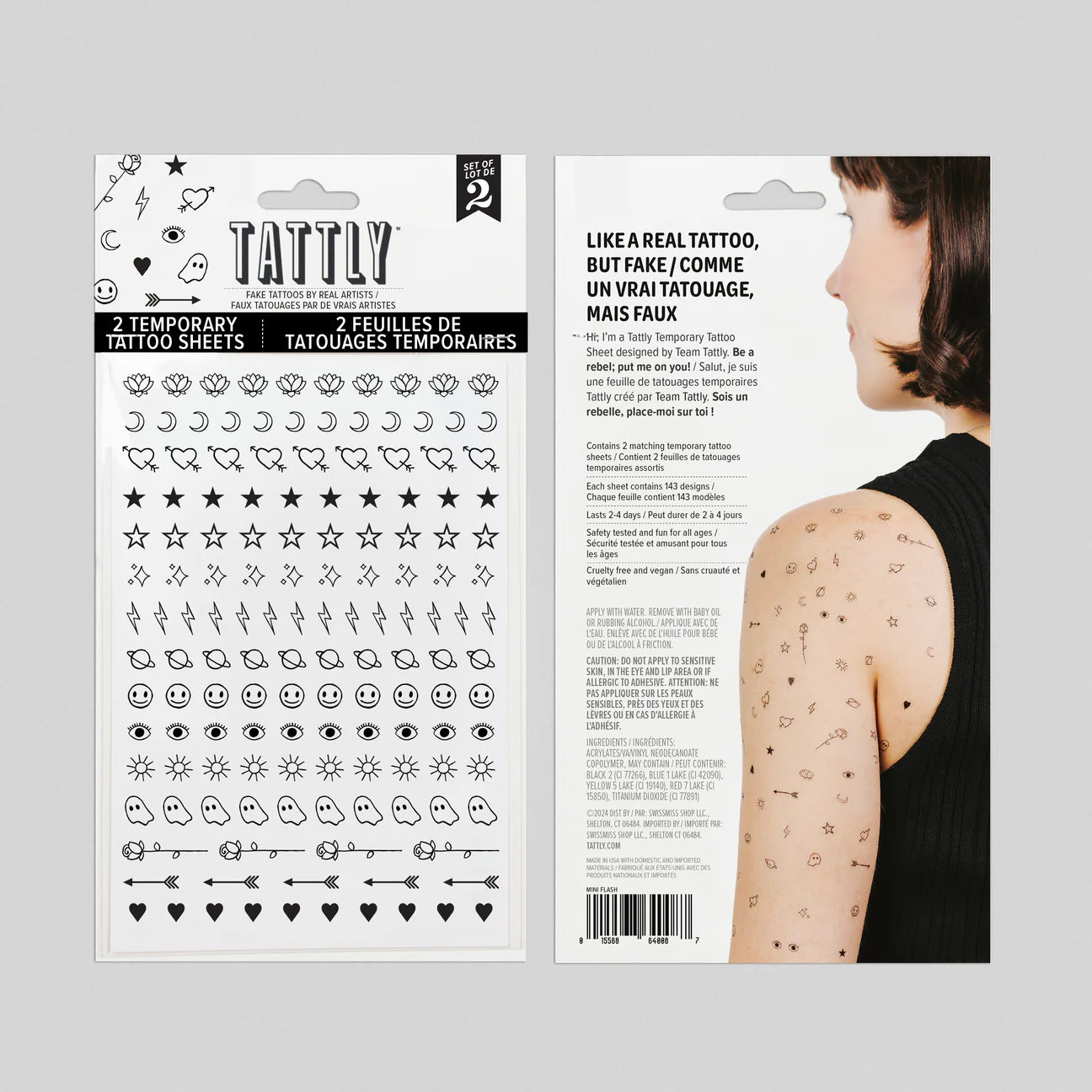 Mini Tattly Tattoo Sheet - Set of 2
