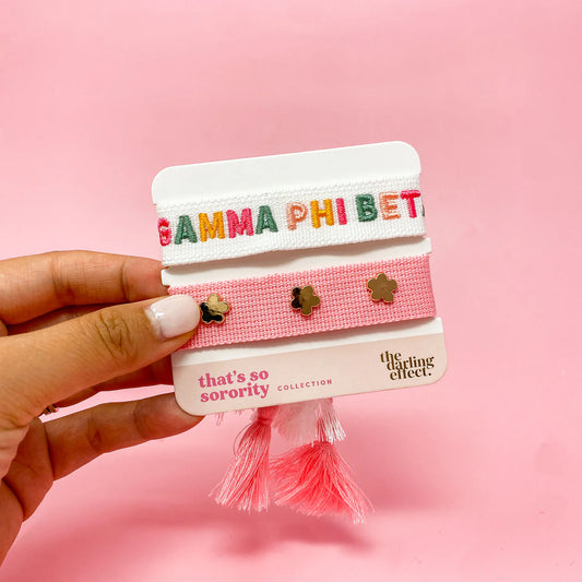 Sorority Woven Bracelet Set - GPhi