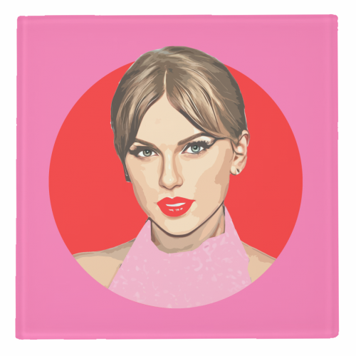 Taylor Swift - Red Lips Coaster