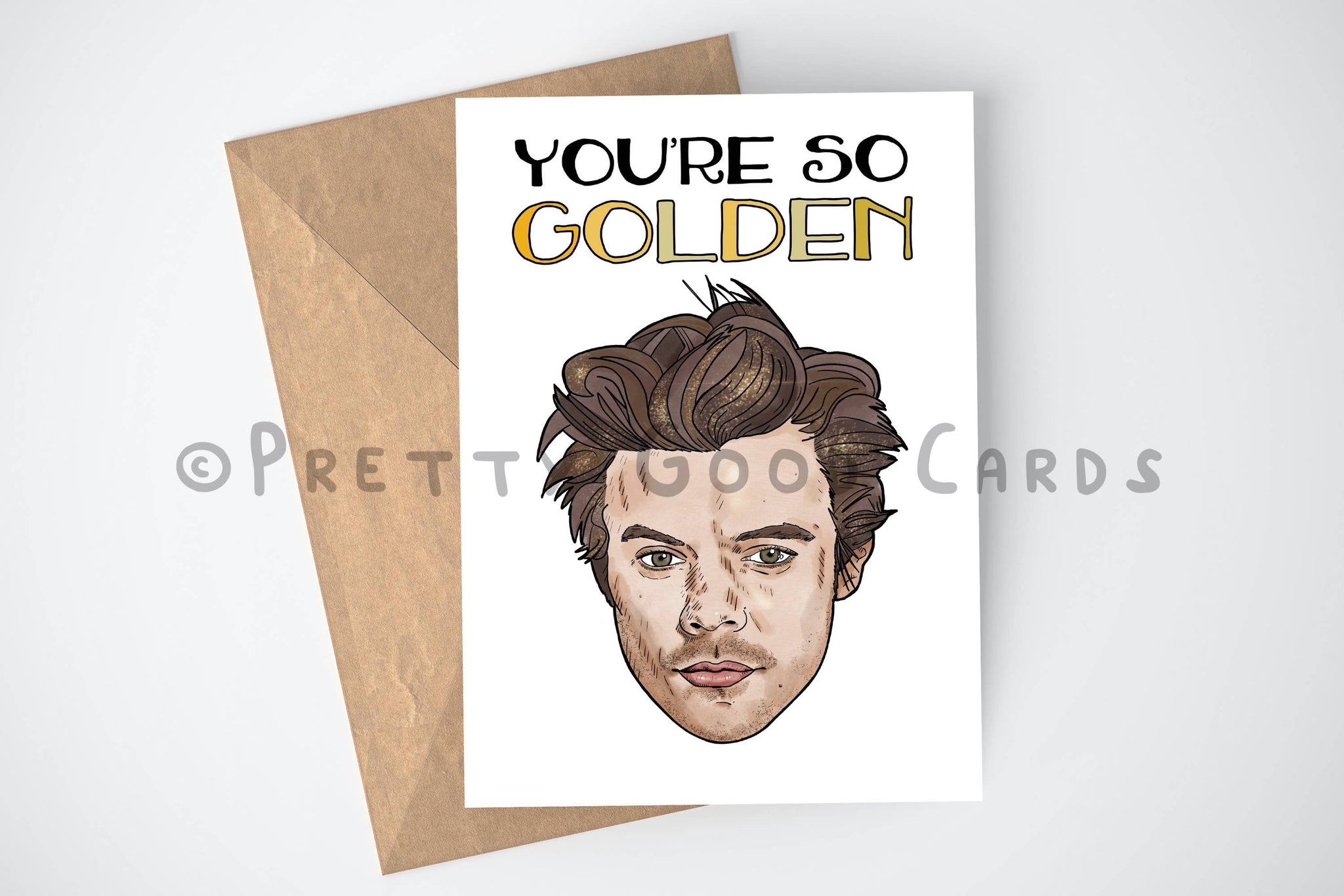 Pretty Good Cards - You're So Golden Card