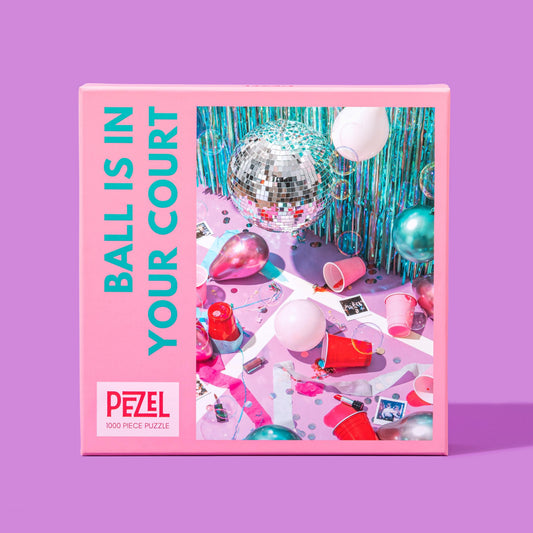 Pezel Puzzles - Ball Is In Your Court | 1000 Piece Puzzle w/ Canvas Bag