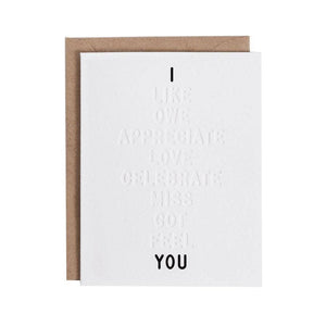 I ____ You Color-in Card Pack
