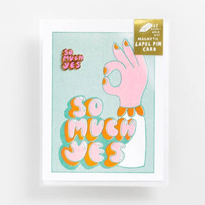 Yellow Owl Workshop - So Much Yes Pin and Card