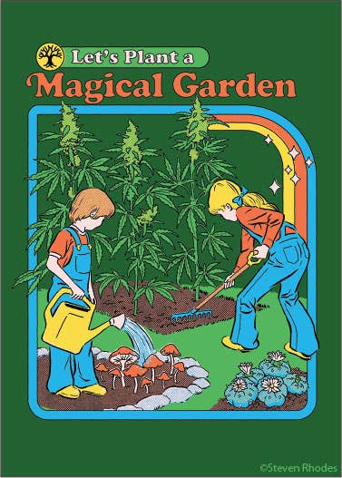 Let's plant a magical garden Magnet