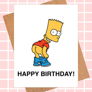 Bart Simpson - Birthday Card