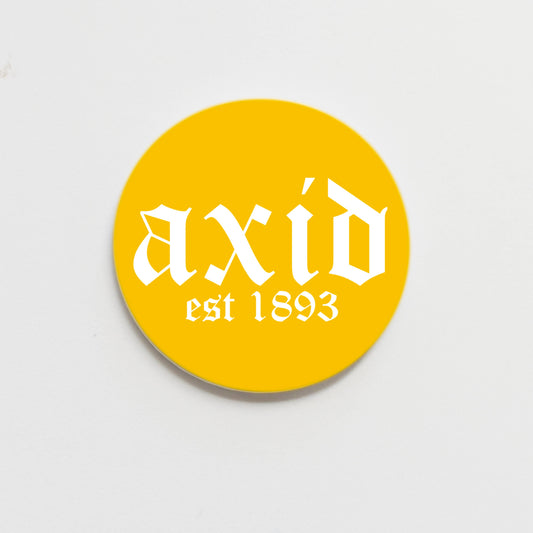 Alpha Xi Delta Old English Button
