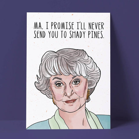 Golden Girls - Shady Pines Mother's Day Card