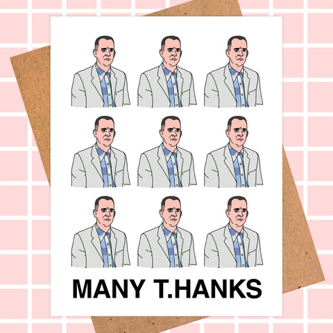 Tom Hanks Many Thanks Card