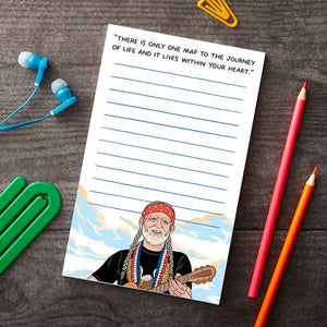 Willie Nelson Notepad