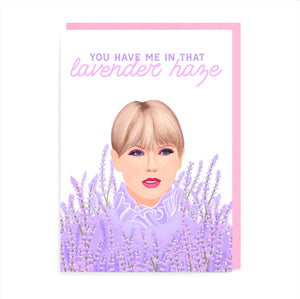 Taylor Swift - Lavender Haze Card