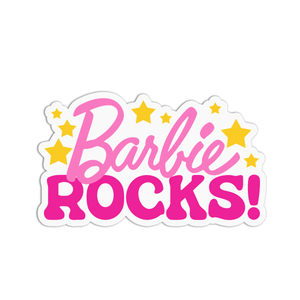 Barbie Rocksl Textured Sticker