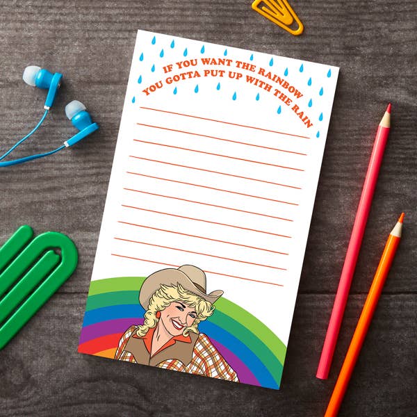 Dolly Parton Notepad