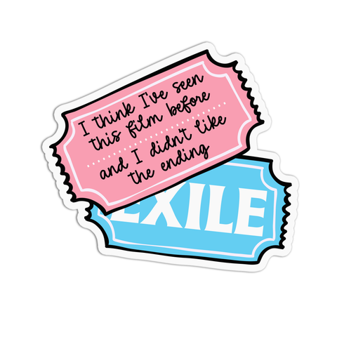 Taylor Swift Exile Stickers