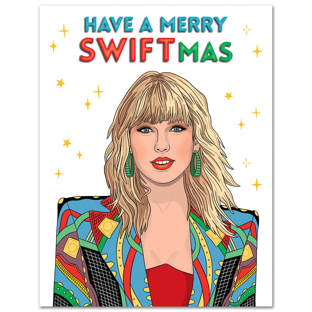 Taylor Swift - Merry Swift-mas Christmas Cards - 8 Pack