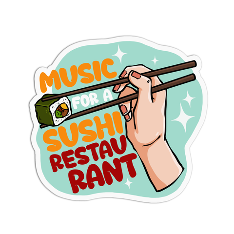 Harry Styles - Music For A Sushi Restaurant Sticker