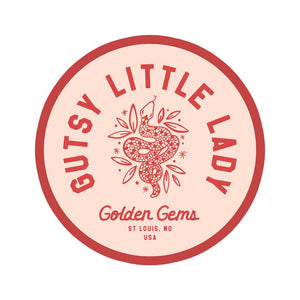 Gutsy Little Lady Sticker