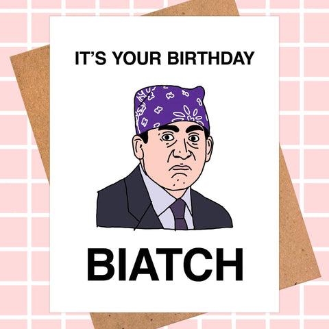 The Office - Prison Mike Birthday Card
