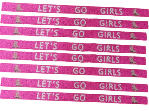 Let's Go Girls Beaded Purse Strap