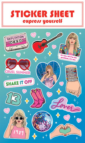 Taylor Swift - Swiftie Sticker Sheet