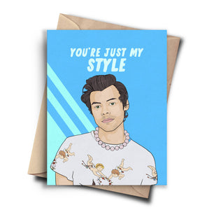Pop Cult Paper - Funny Harry Styles - Pop Culture Valentines Card