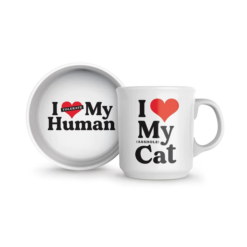 Cat Love - Mug + Cat Bowl
