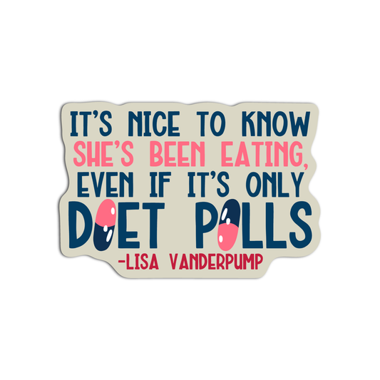 RHOBH - nice to know she's been eating Sticker