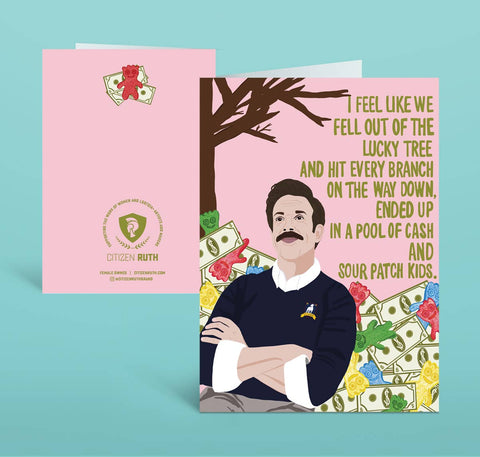 Ted Lasso - Lucky Tree Card