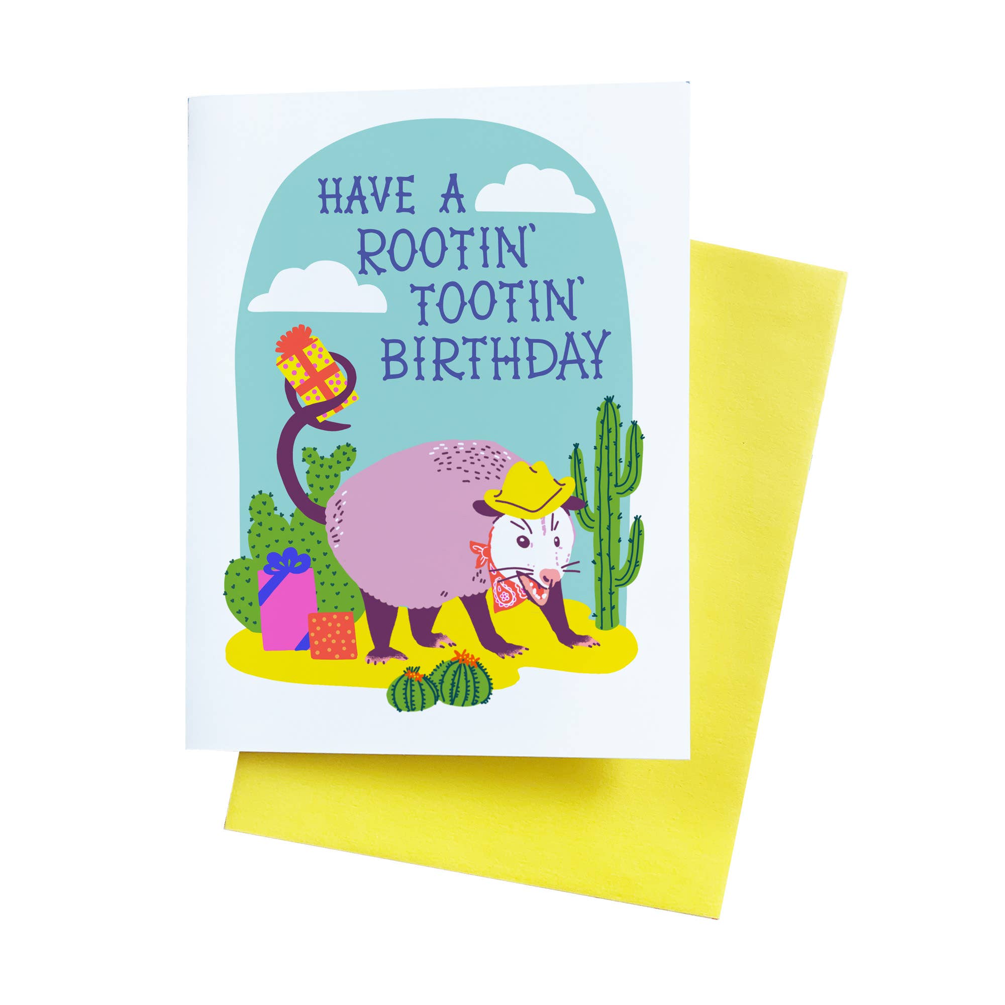 Rootin'Tootin' Birthday  Card