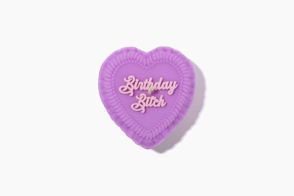 Birthday Bitch Heart Candle