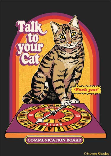 Talk to your cat.