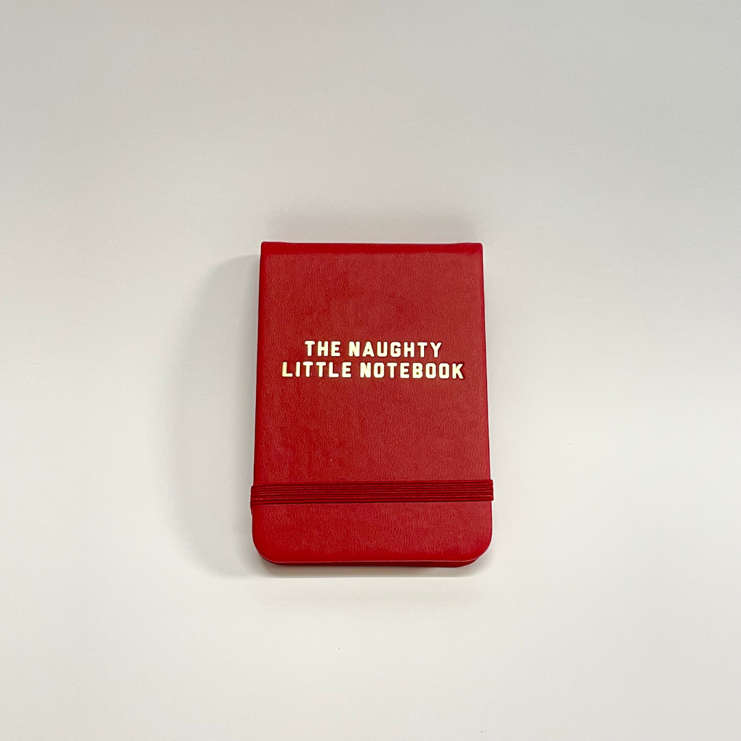 The Naughty Little Notebook Red Leatherette Pocket Journal