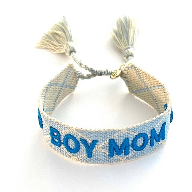 Boy Mom Woven Bracelet