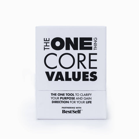 The One Thing: Core Values Deck - Self Reflection Cards