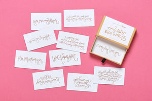 Tiny Cards, Big Words "Love" Boxed Cards