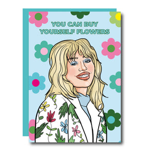 Miley Cyrus - You Can Buy Yourself Flowers  Card