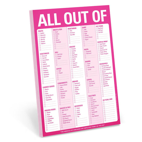All Out Of Pad® with Magnet  (Pink / Original)