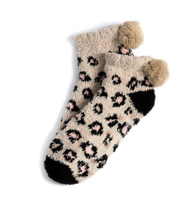 Fuzzy Socks - Camel