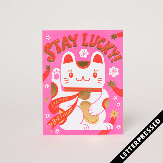 HELLO! LUCKY -- Stay Lucky Cat