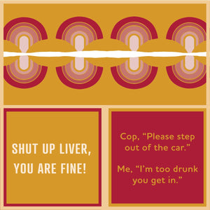 DOM Napkin - Too Drunk/Shut up Liver