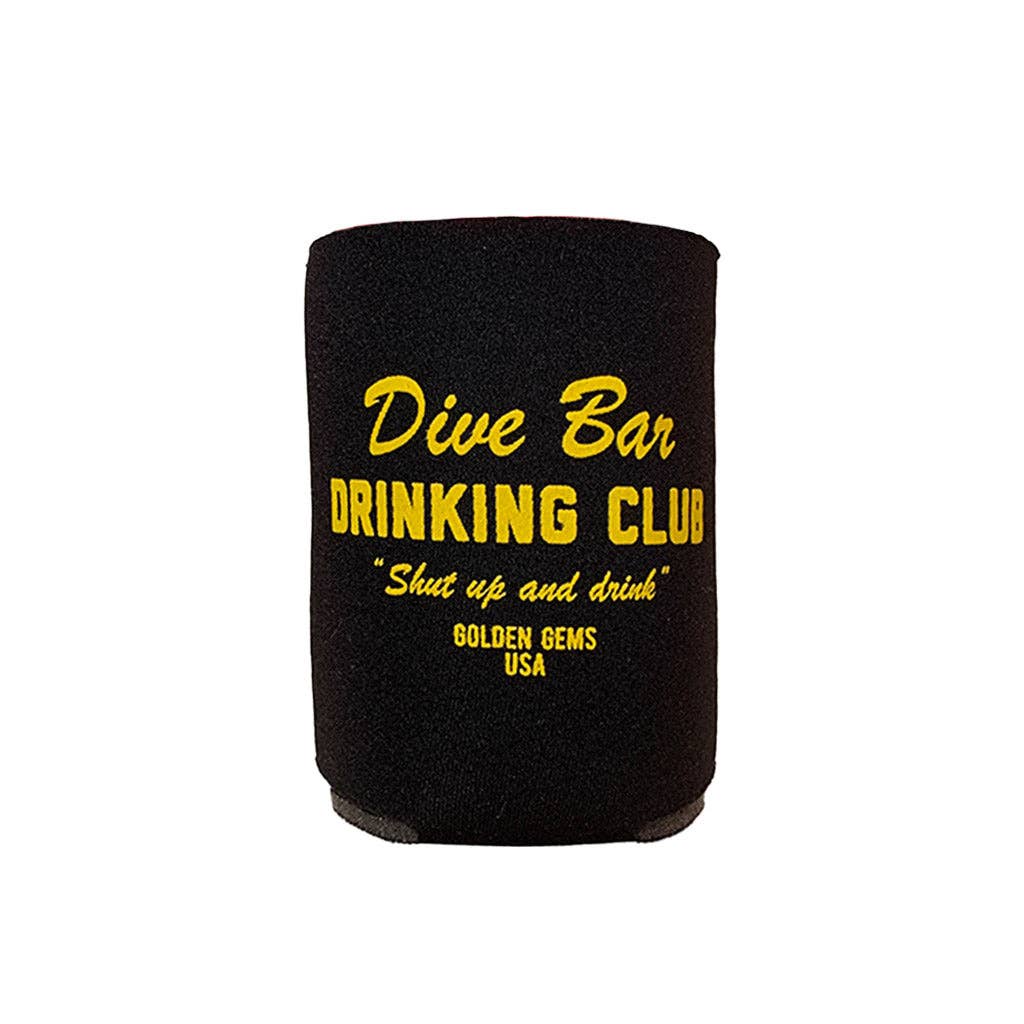 Golden Gems - Dive Bar Drinking Club Koozie