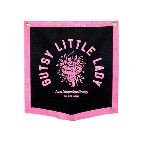 Golden Gems - Gutsy Little Lady Pennant Banner