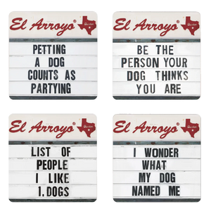 El Arroyo Coaster Set - You Lucky Dog