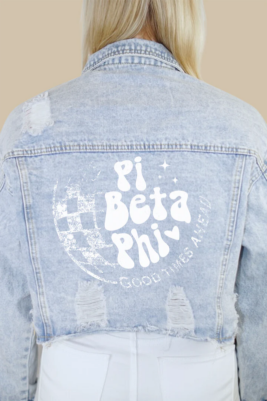 Denim Jacket - Pi Beta Phi