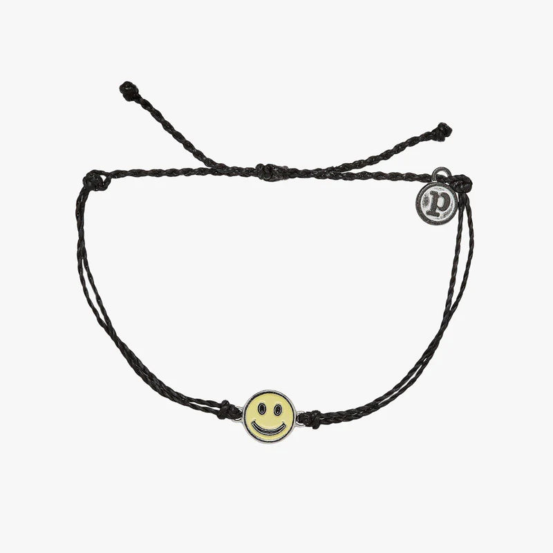 Pura Vida - Happy Face Charm Bracelet