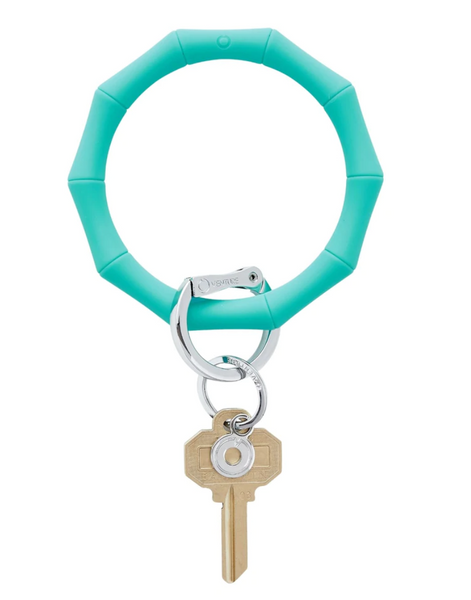 Oventure Bamboo Collection - Silicone Big O® Key Ring moo