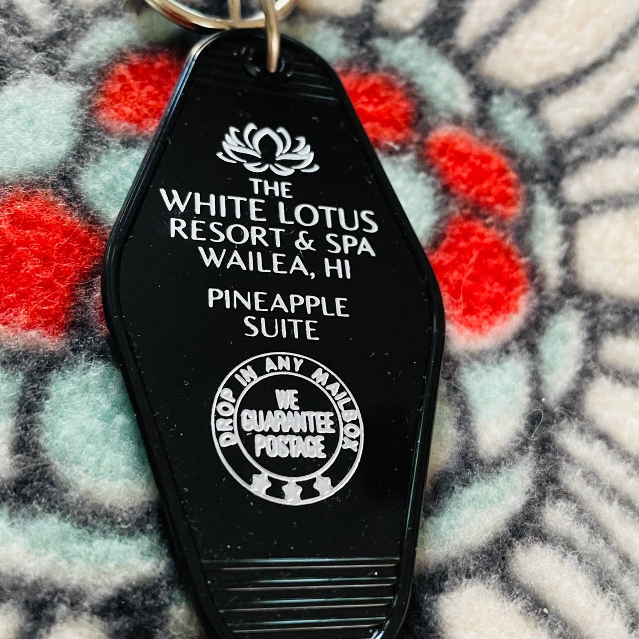White Lotus Resort and Spa Keychain